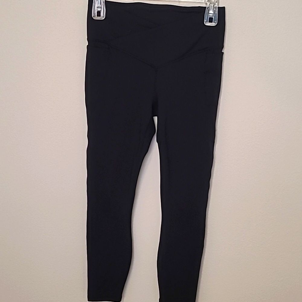 PureLuxe by Fabletics HW Oasis Crossover 7/8 Leggings Size XS or Small - Picture 2 of 5